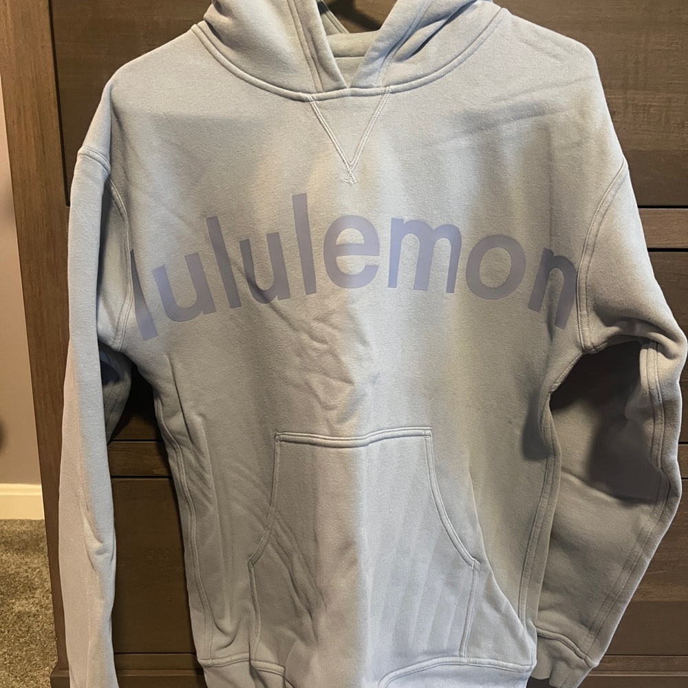 lululemon athletica Light Blue Pullover Hoodie